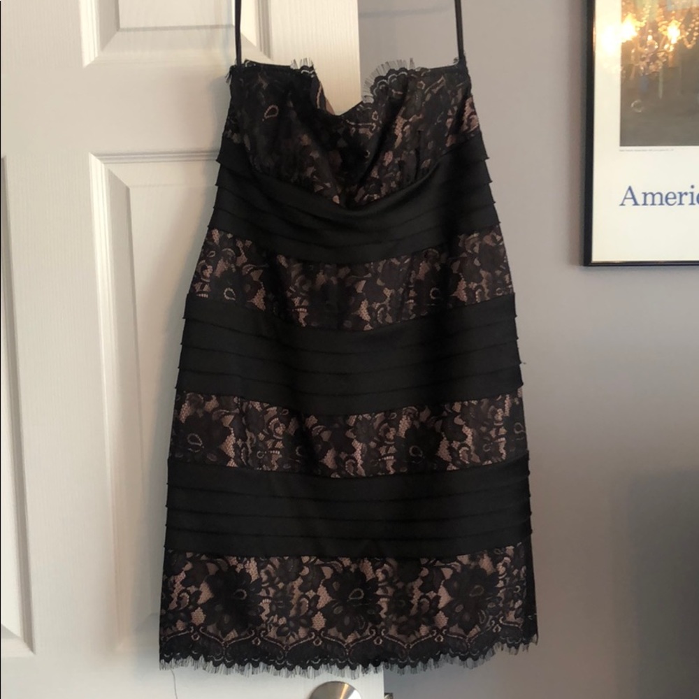 Women’s black/nude cocktail dress size 6